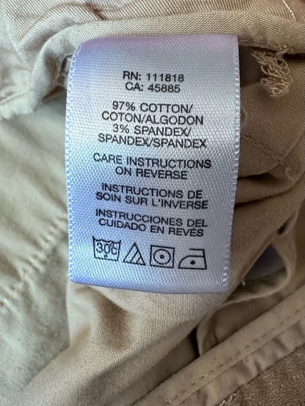High-Waist Paperbag Tie Belt Shorts - Light Beige